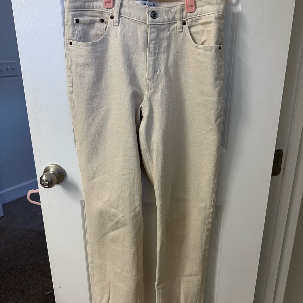 Women's Cream Jeans